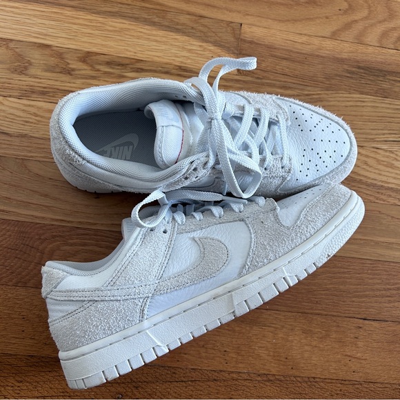 Nike Off-White Suede Dunk Low Sneakers - Picture 2 of 7